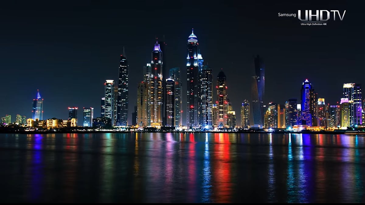 Ukázka přehrávání na HK1 Mini+ (Dubaj ve 4K)