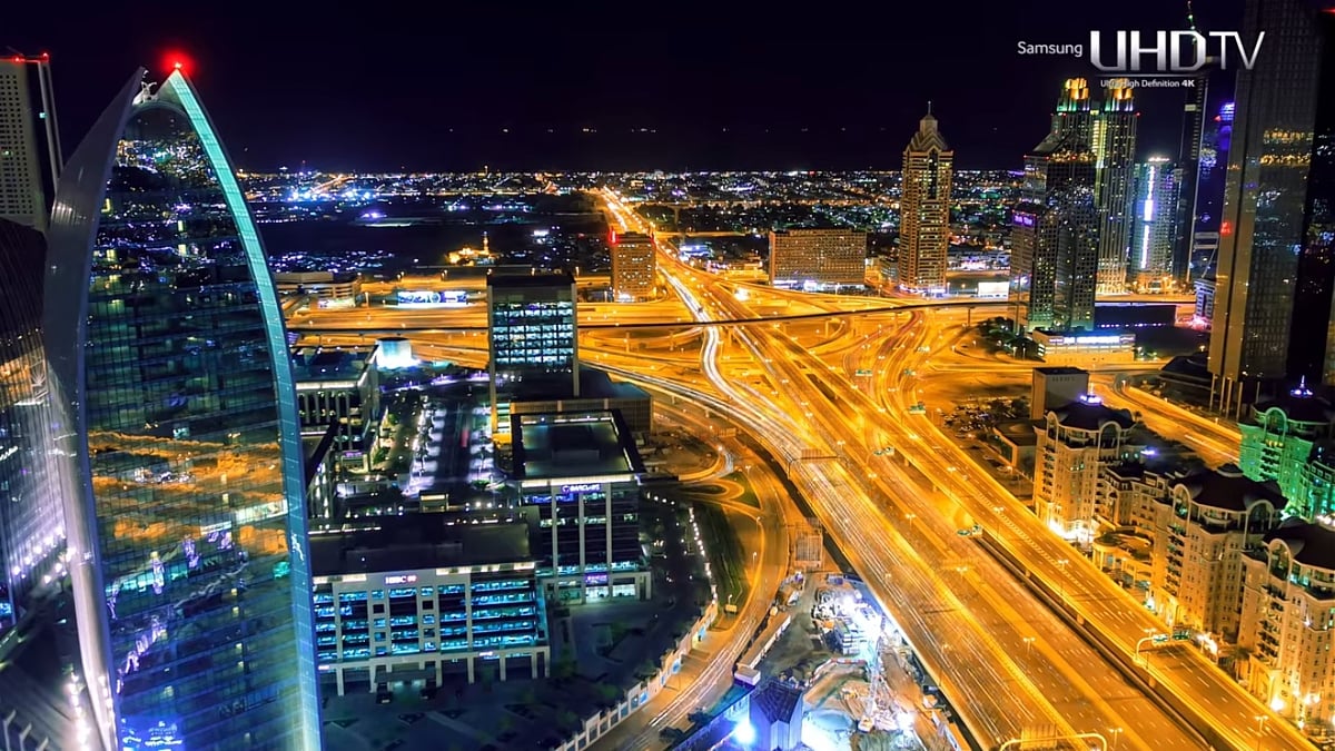 Ukázka přehrávání na HK1 Mini+ (Dubaj ve 4K)