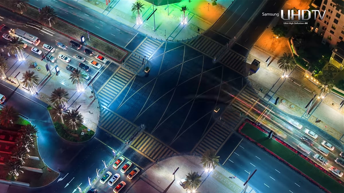 Ukázka přehrávání na HK1 Mini+ (Dubaj ve 4K)