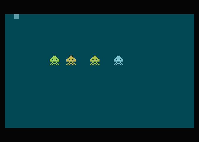 Automatický horizontální posun prvního hráče.