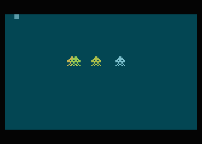 Automatický horizontální posun prvního hráče.