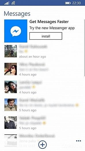 Facebook Beta se propojil s Messengerem