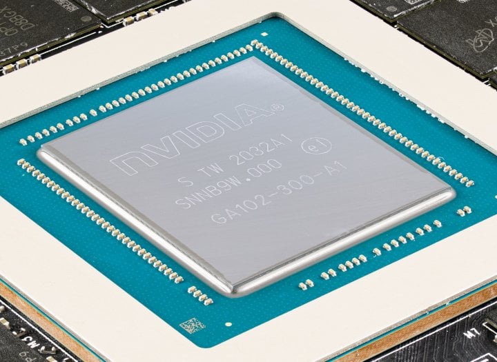 GPU GA102 generace Ampere od firmy Nvidia