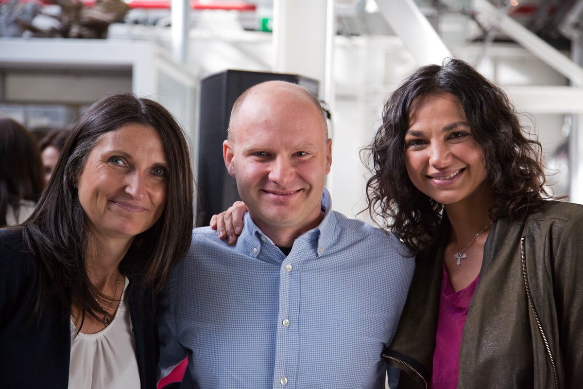 Zleva: Margit Slimáková, David Šašek, Hanka Zemanová