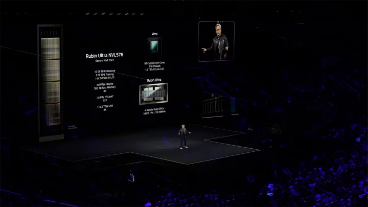 Nvidia Rubin Ultra - prezentace na GTC 2025
