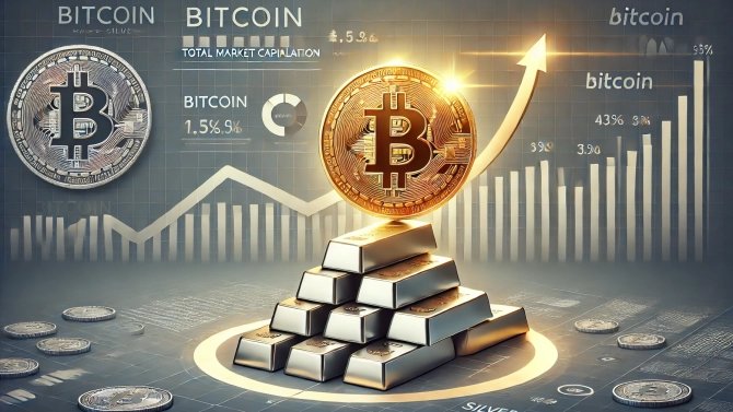 Stříbro vs Bitcoin
