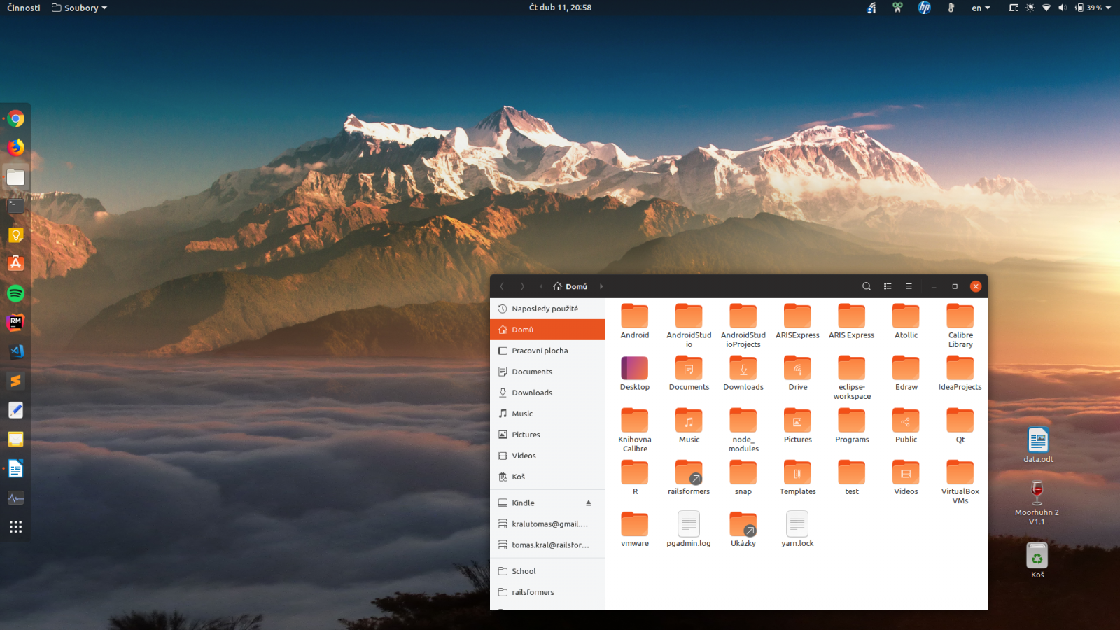 Ubuntu 18.04, Yaru téma + Yaru ikony