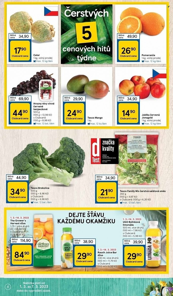 Ovoce a zelenina v nabídce supermarketů