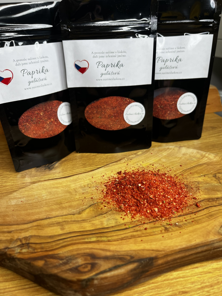 Gulášová paprika od Sušíme s láskou