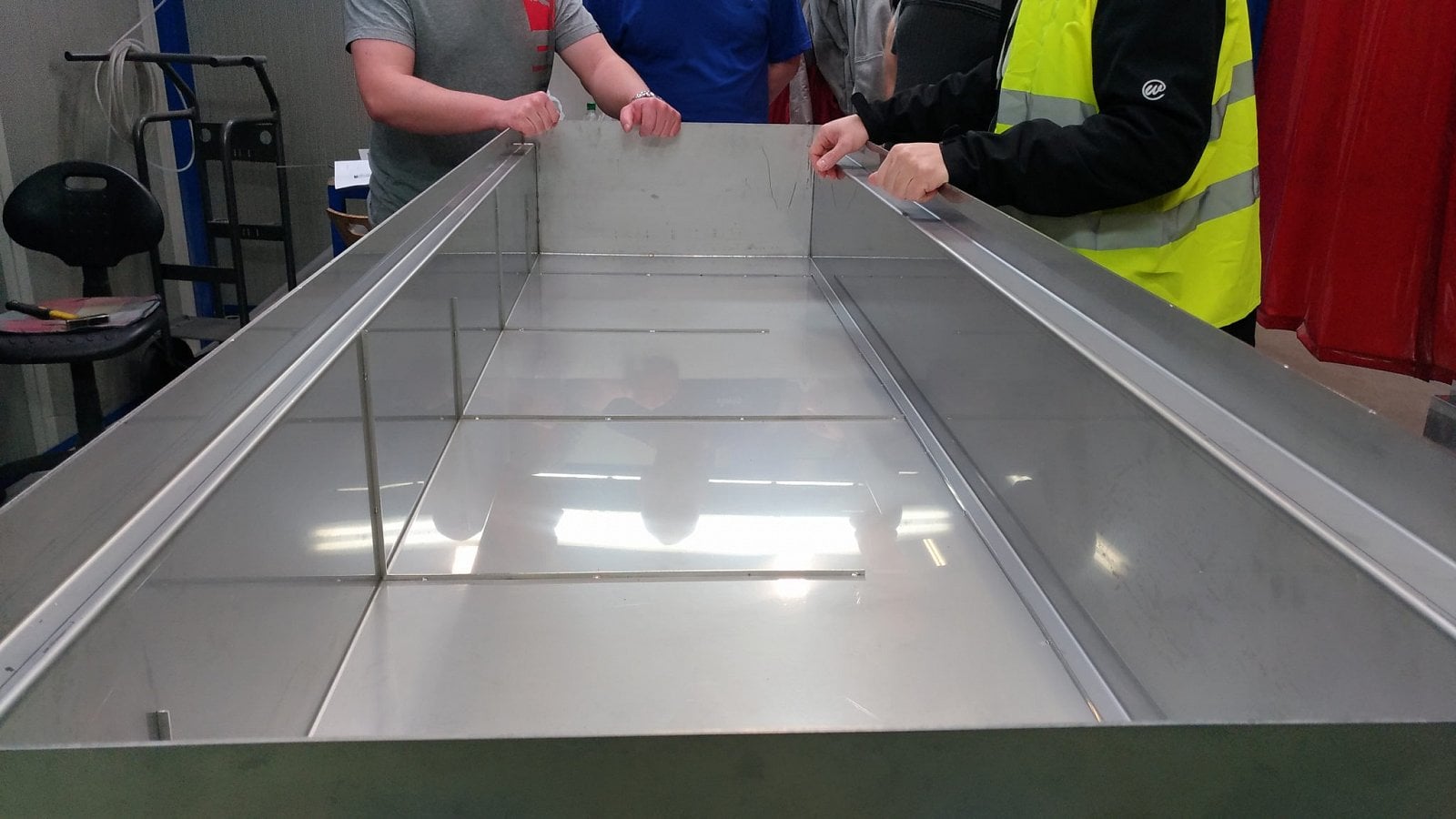 Unikátní fotka těsně před svařením.