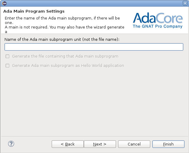 Ada projekt v Eclipse