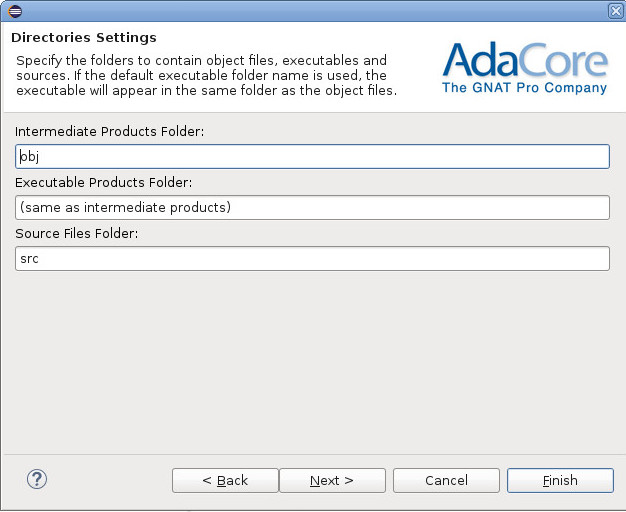 Ada projekt v Eclipse