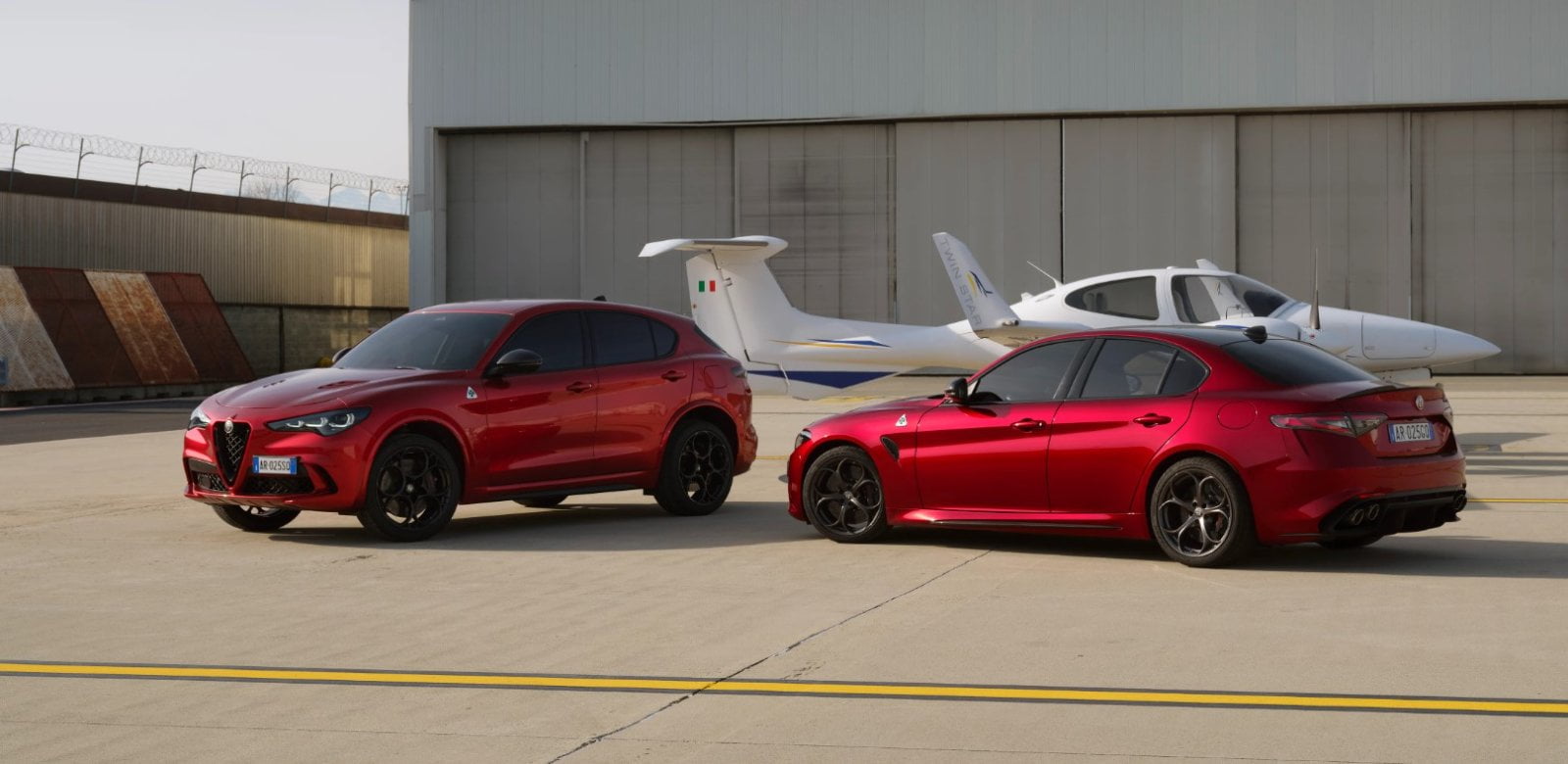 Alfa Romeo Giulia a Stelvio Quadrifoglio