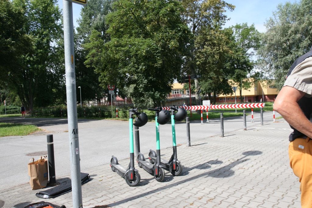 Bolt koloběžky v Olomouci