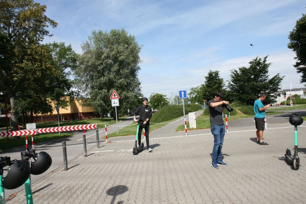 Bolt koloběžky v Olomouci