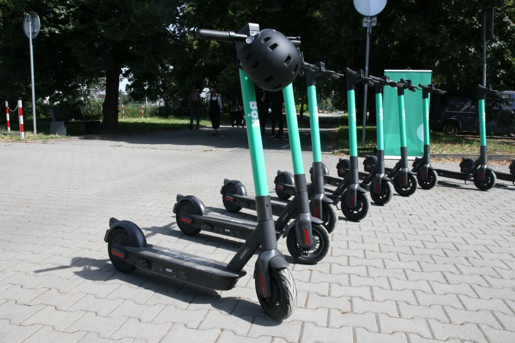 Bolt koloběžky v Olomouci