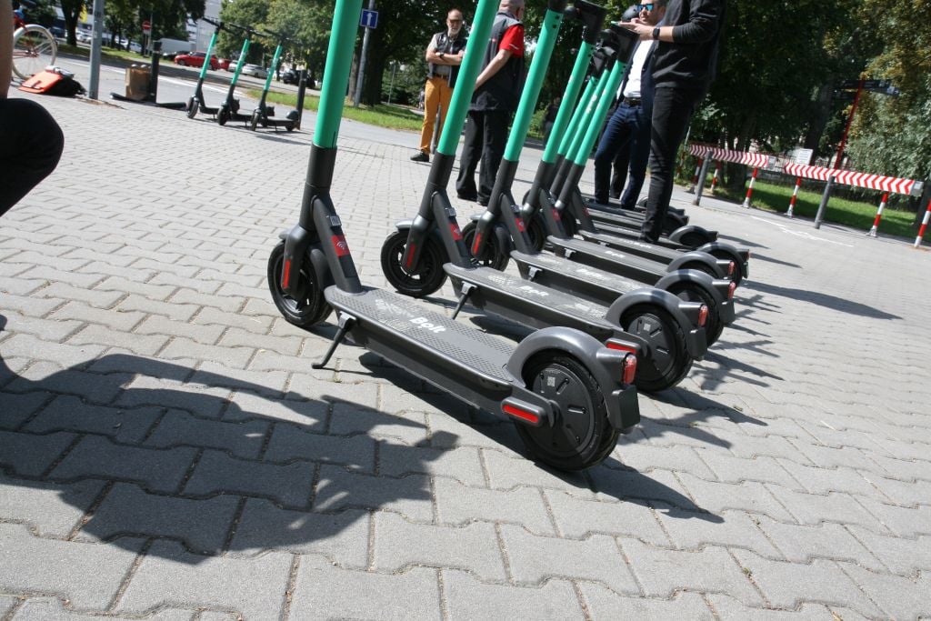 Bolt koloběžky v Olomouci