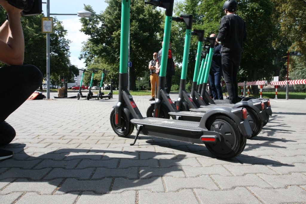 Bolt koloběžky v Olomouci