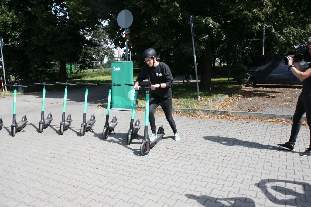 Bolt koloběžky v Olomouci