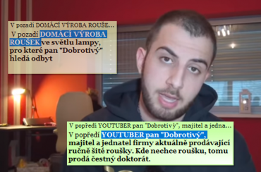 Mike Pán jako „Valentin Dobrotivý“, aneb „Arogantní Youtuber“. (03/2020)