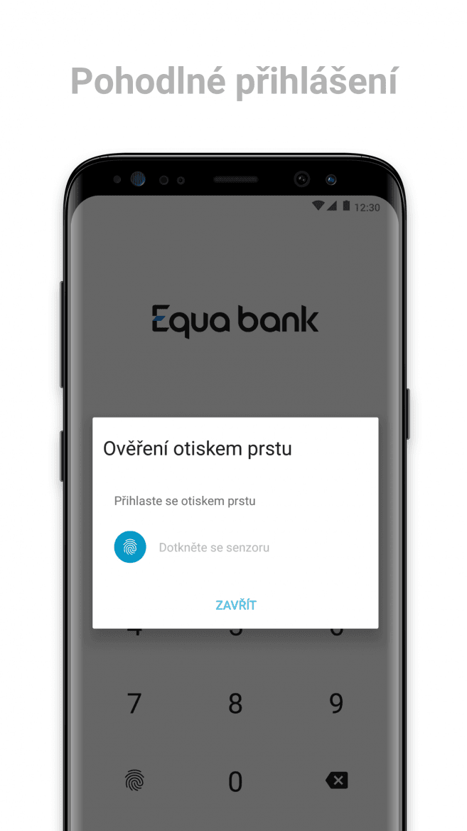 Původní aplikace Equa bank před spojením s Raiffeisenbank. (20. 9. 2022)