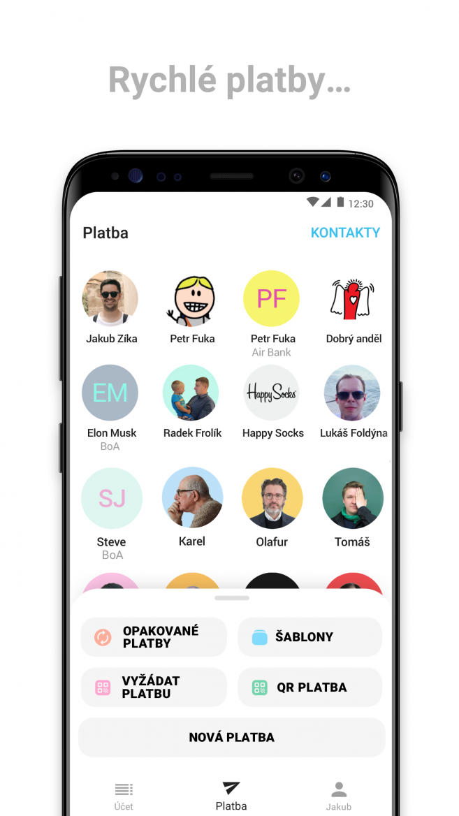 Původní aplikace Equa bank před spojením s Raiffeisenbank. (20. 9. 2022)