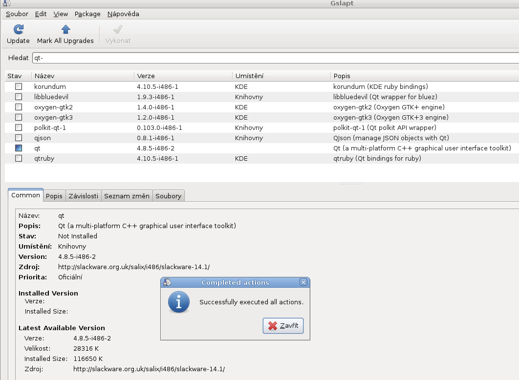 Salix: instalace Skype