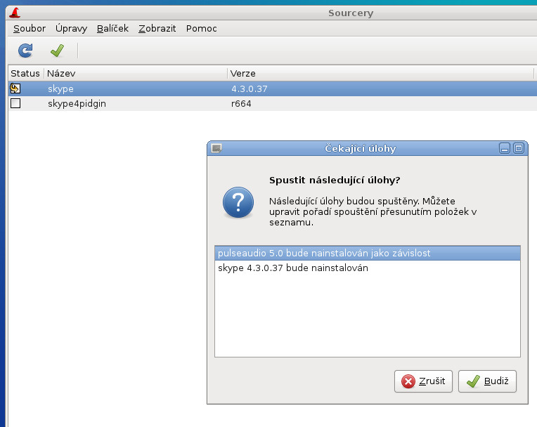 Salix: instalace Skype
