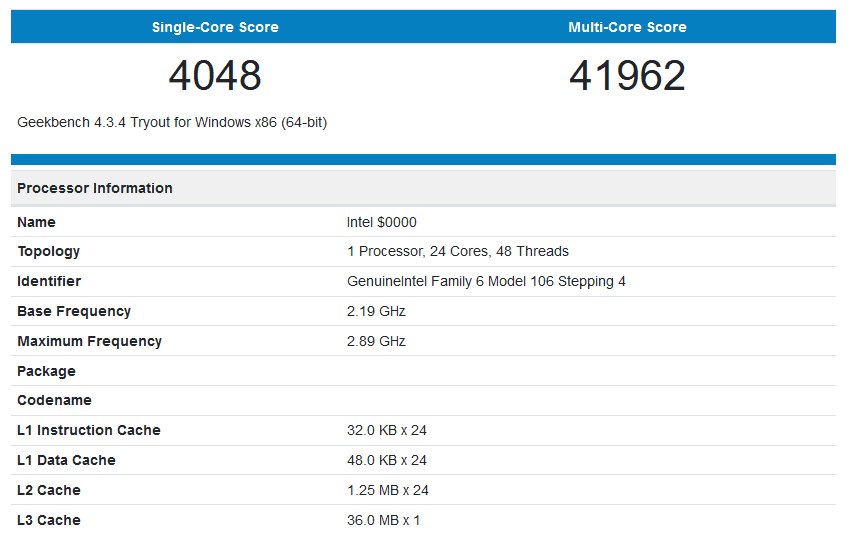 2020-06-Procesor-Intel-Ice-Lake-SP-s-24-jádry-v-databázi-Geekben