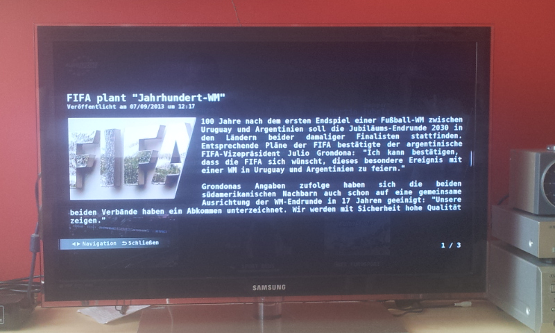 Eurosport - hybridní televize HbbTV