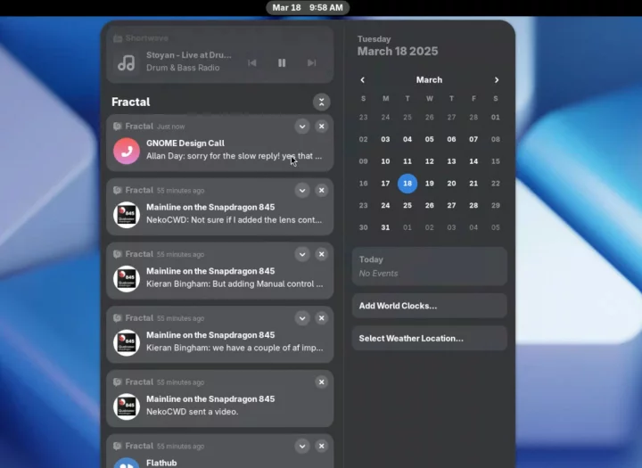 Desktopové prostředí GNOME ve verzi 48