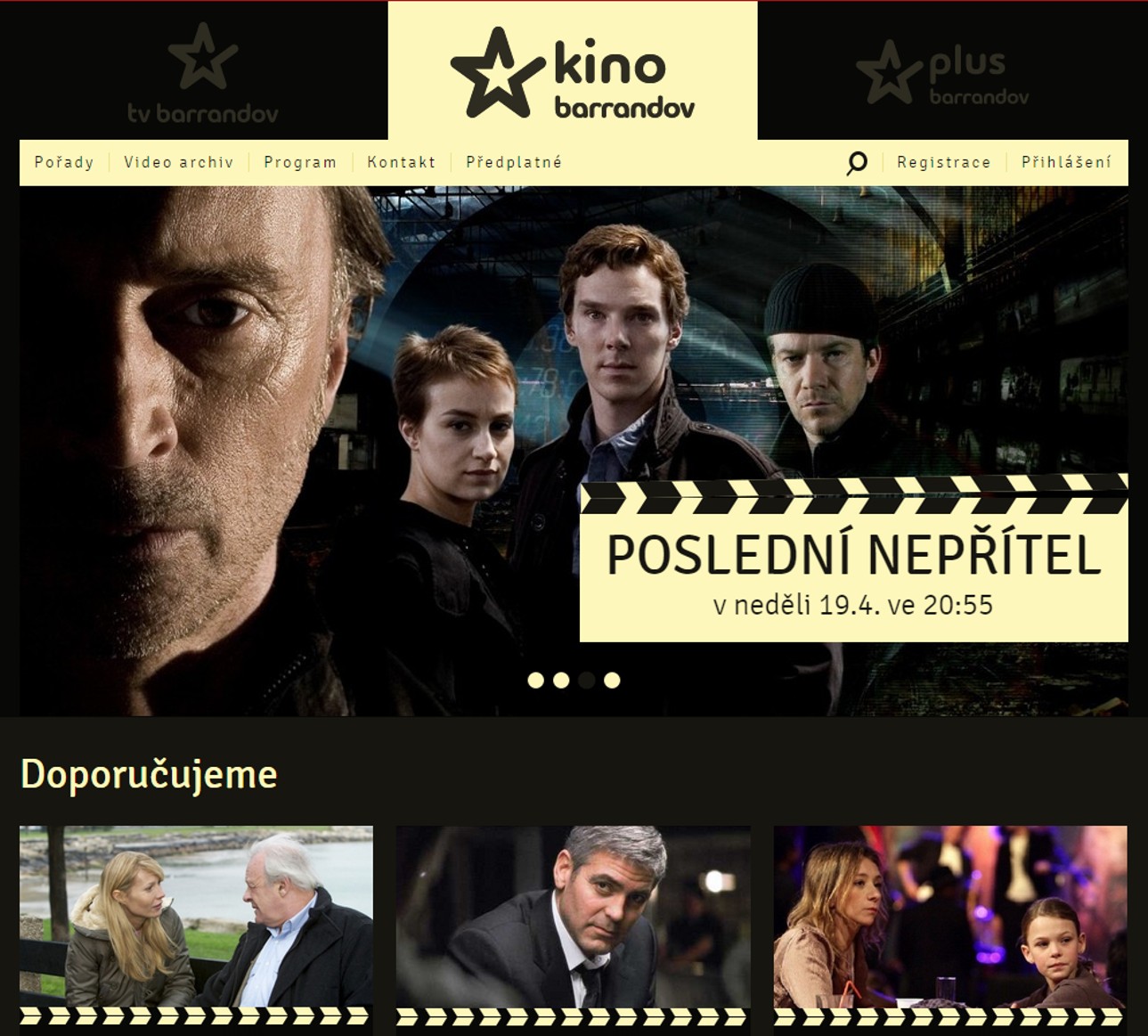 Nové webové stránky Televize Barrandov - duben 2015