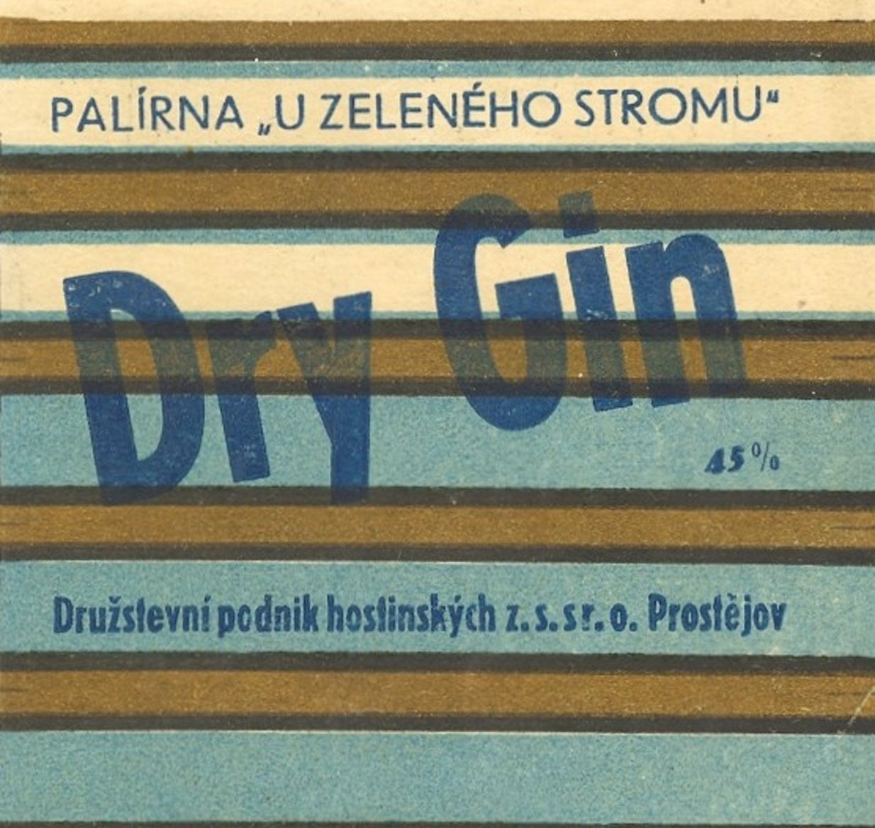 Palírna U Zeleného stromu, historické etikety produktů