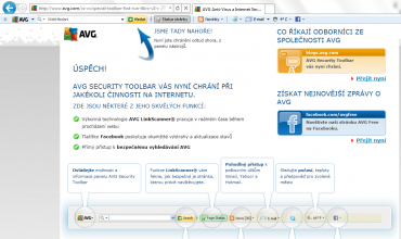 <p>Toolbar nabízí například aktuální počasí či bezpečné vyhledávání</p>