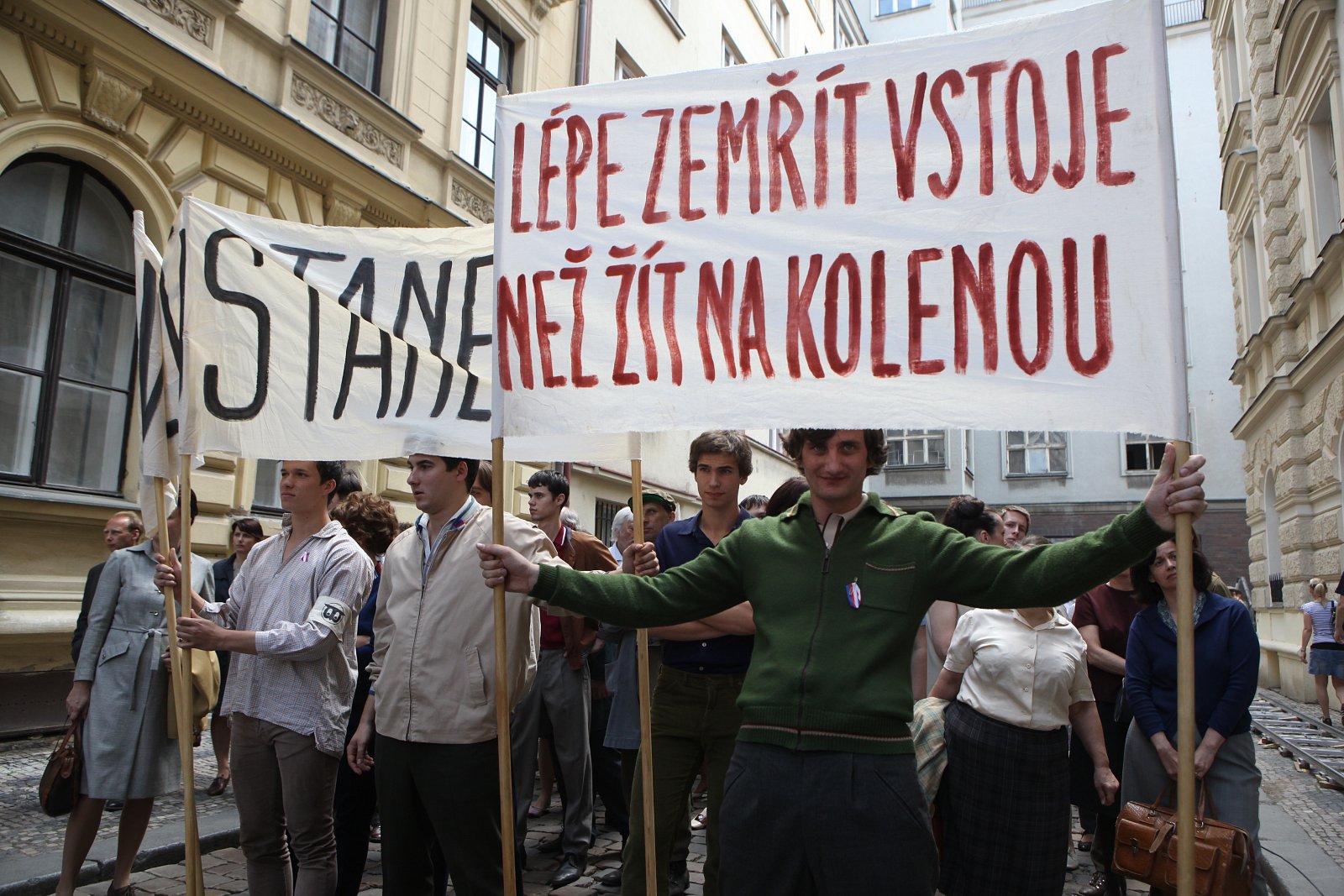 Hořící keř - fotogalerie z natáčení