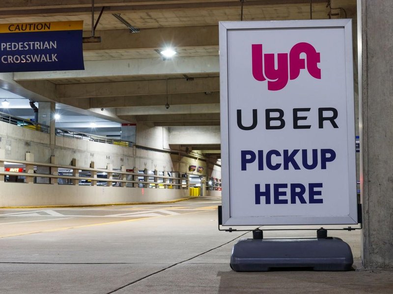  Uber, Lyft, ilustrační foto