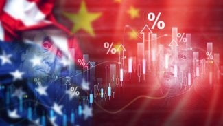 Volatilita, USA vs. Čína