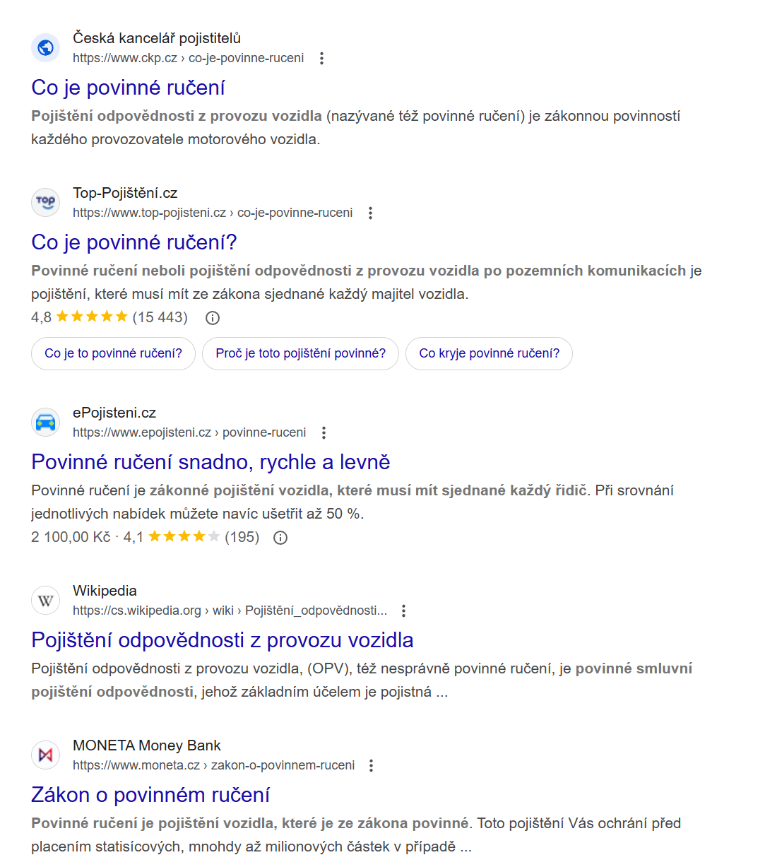 Vyhledavani - Google - AI Overviews - SEO