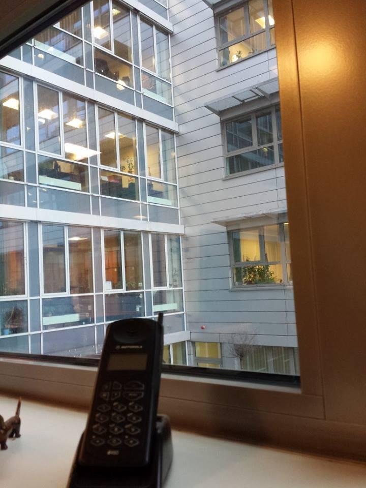 Výhled z kanceláří T-Mobile.