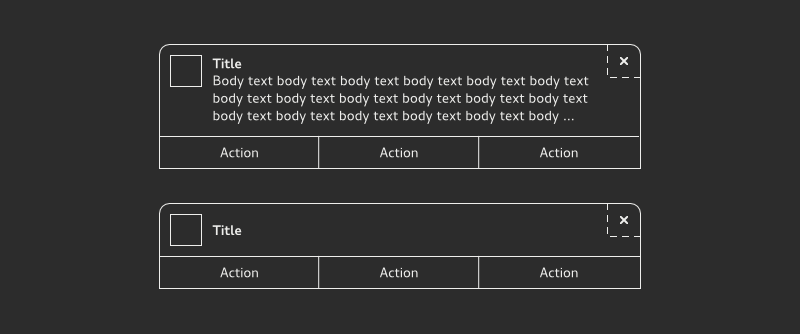 GNOME notification mockups
