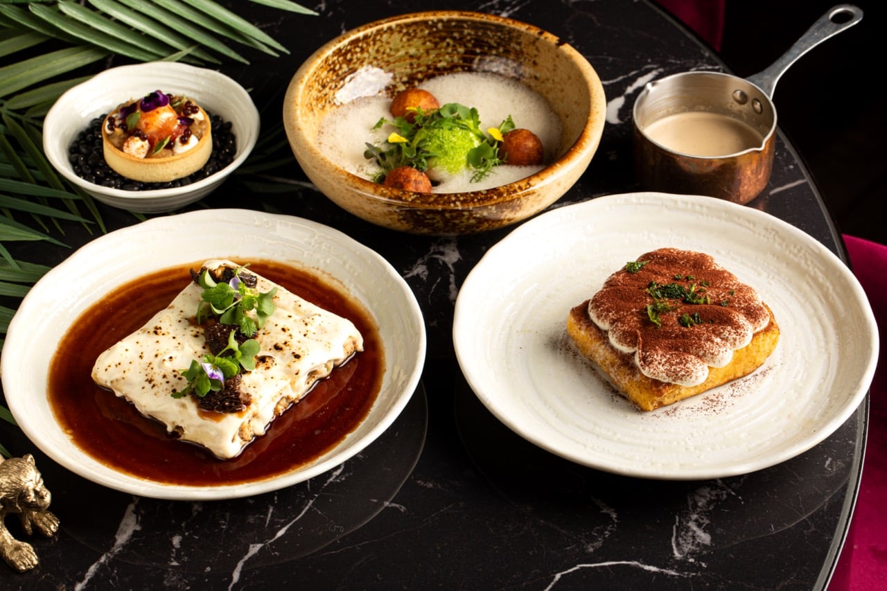 Menu restaurace The Monkey Bar