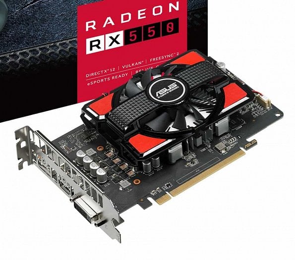 Radeon RX 550 v provedení Asusu