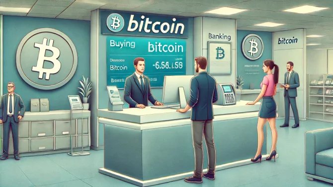 Bitcoin v bance
