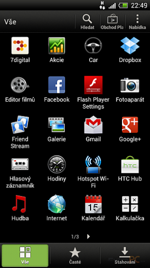 HTC One X - screeny