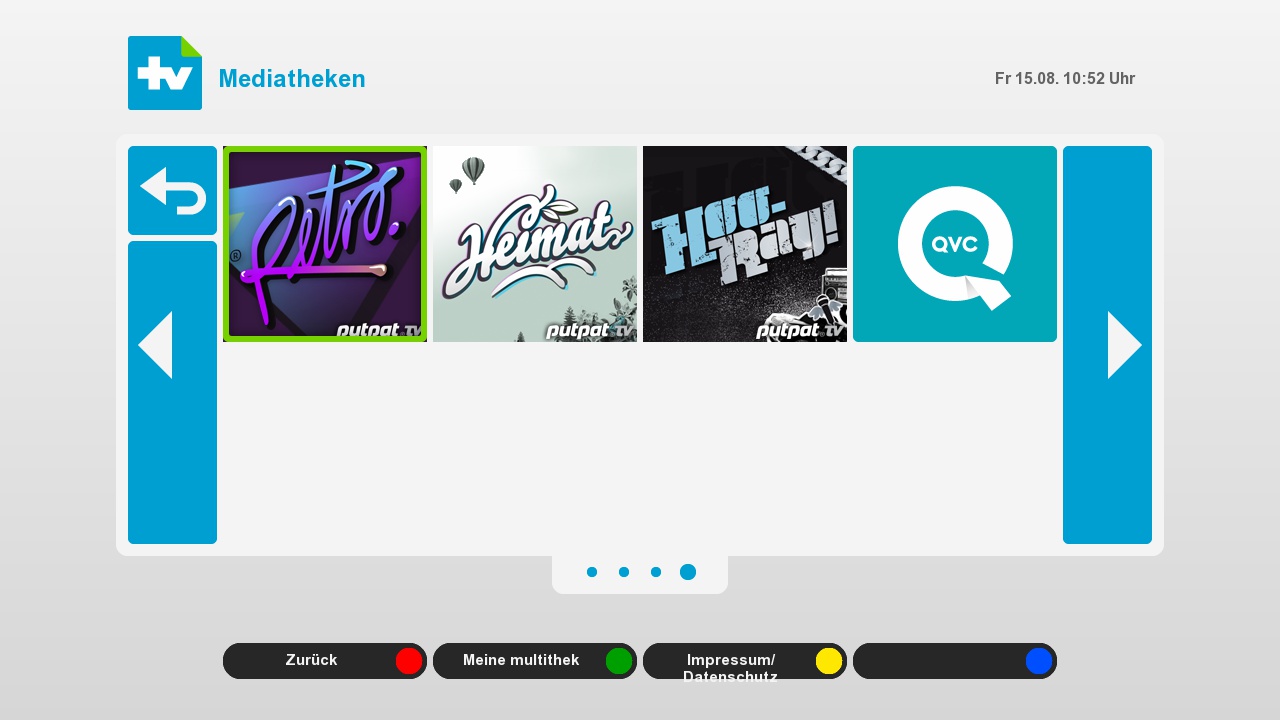 Náhledy hybridního portálu Multithek