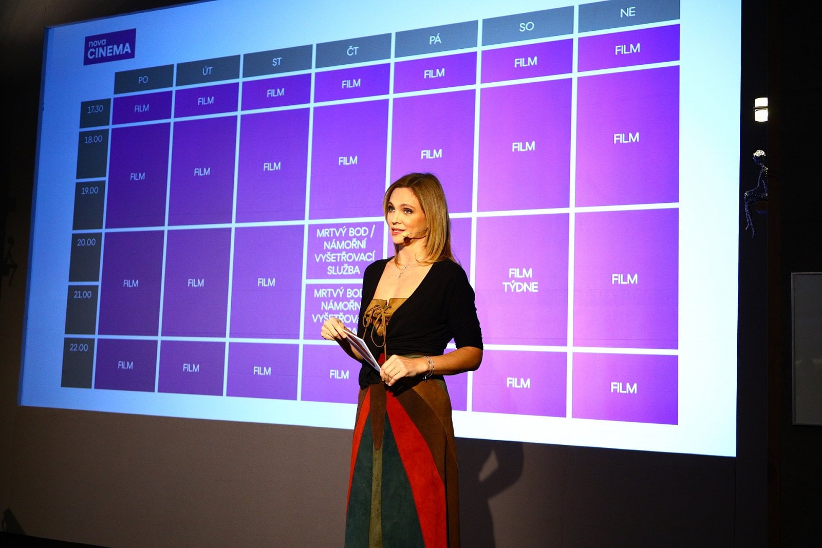 Tisková konference skupiny Nova k jarnímu schématu 2017