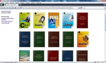 <p>Jedna z možností náhledu na vyhledané knihy</p>