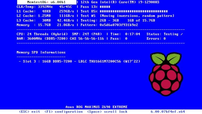 Memtest Raspberry Pi