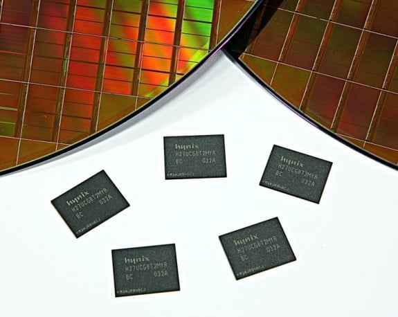 NAND flash čipy Hynix vyráběné 20nm technologií