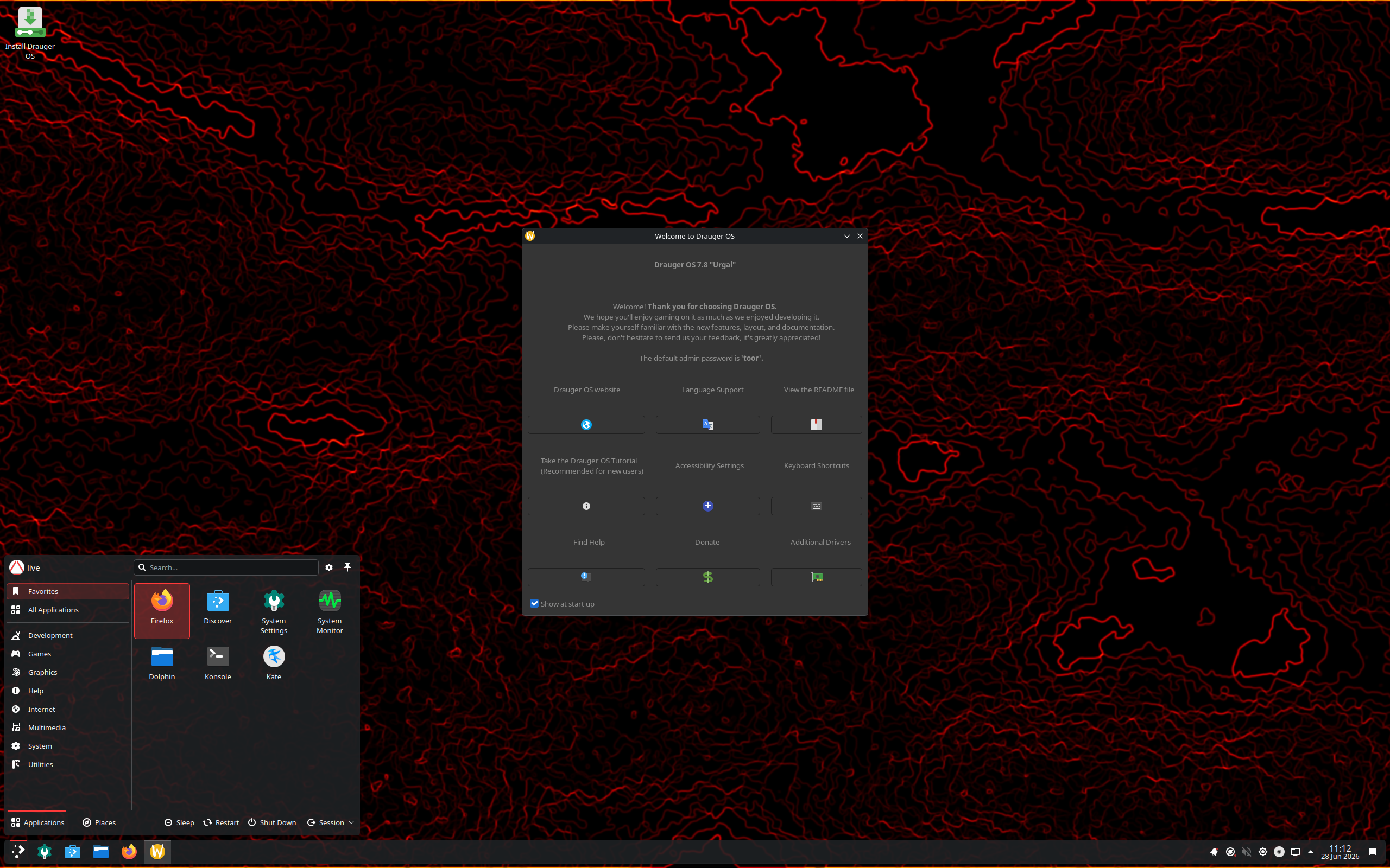 Drauger OS 7.8